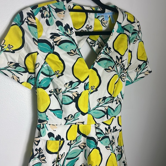 Draper James (Reese Witherspoon) Lemon Orchard Dress | Size 0 - Picture 6 of 8